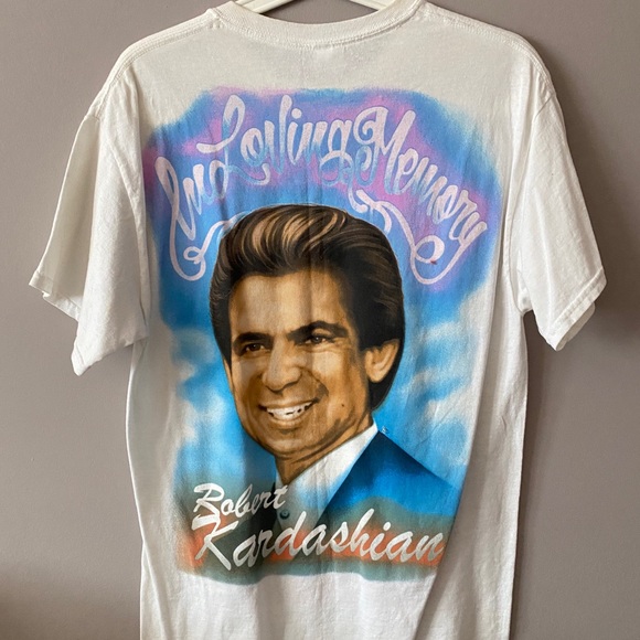 Kanye West Saint Pablo Tour Merch. Donda West, Robert Kardashian T-Shirt - Picture 4 of 6